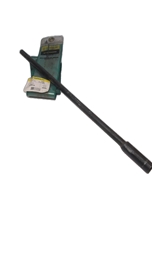 Greenlee 904H-24 Power Bit Extension. 24-inch overall length with 7/16-inch hex shank. Designed to extend reach for hole saw arbors, spade bits, and step bits. Features a set-screw for bit retention. Suitable for deep-hole boring in wood.
