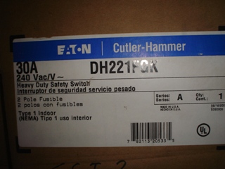 Cutler-Hammer DH221FGK Distribution