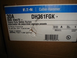 Cutler-Hammer DH361FGK Distribution