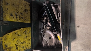 Greenlee 882 Flip-Top Hydraulic Bender. Designed for bending 1-1/4 inch, 1-1/2 inch, and 2 inch Rigid conduit. Features a flip-top frame for easy pipe loading and unloading. Requires a 10,000 PSI hydraulic pump. Includes shoes and follow bars for specifie