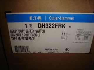 Cutler-Hammer DH322FRK Distribution Cutler-Hammer DH322FRK Distribution